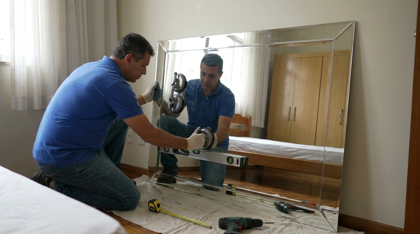 Espelho com moldura espelhada em Aracaju-SE